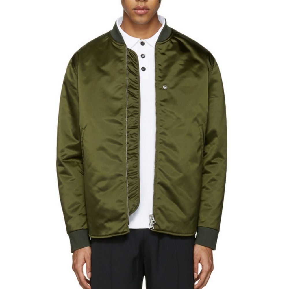 Acne Studios Mylon Jacket in Green
